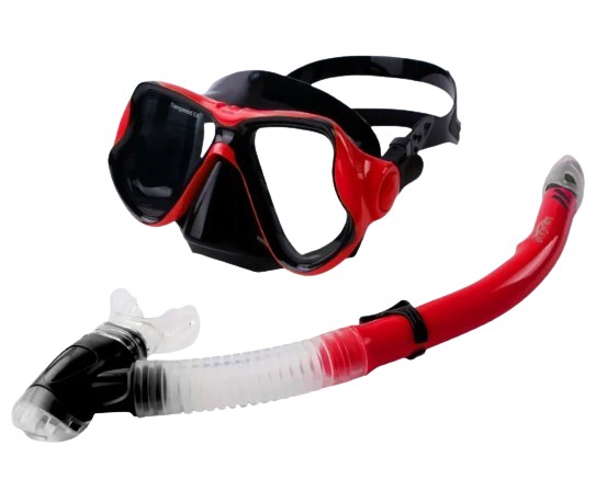 Premium Swimming Mask & Snorkel Set 	  1