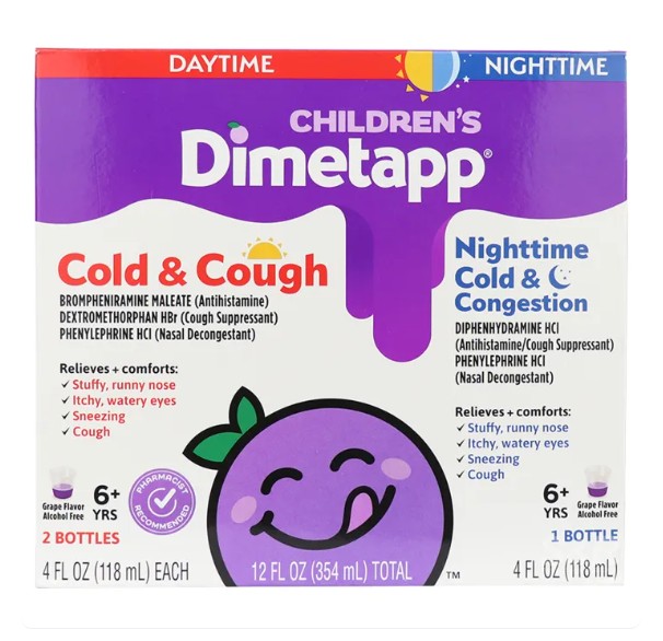Children's Nighttime Cold and Congestion Cold and Cough	  1