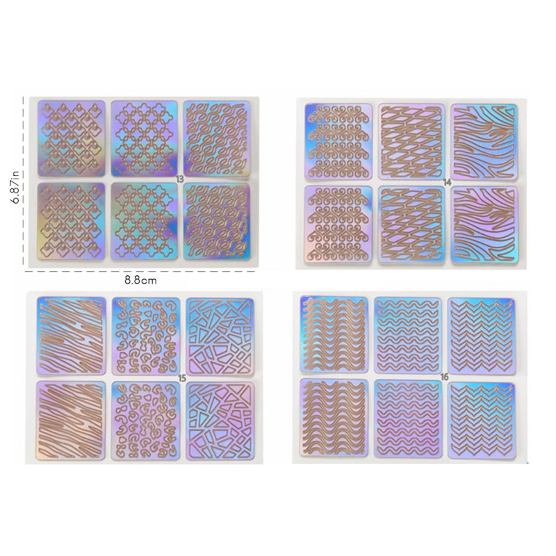 Self-Adhesive Hollow Nail Sticker 2