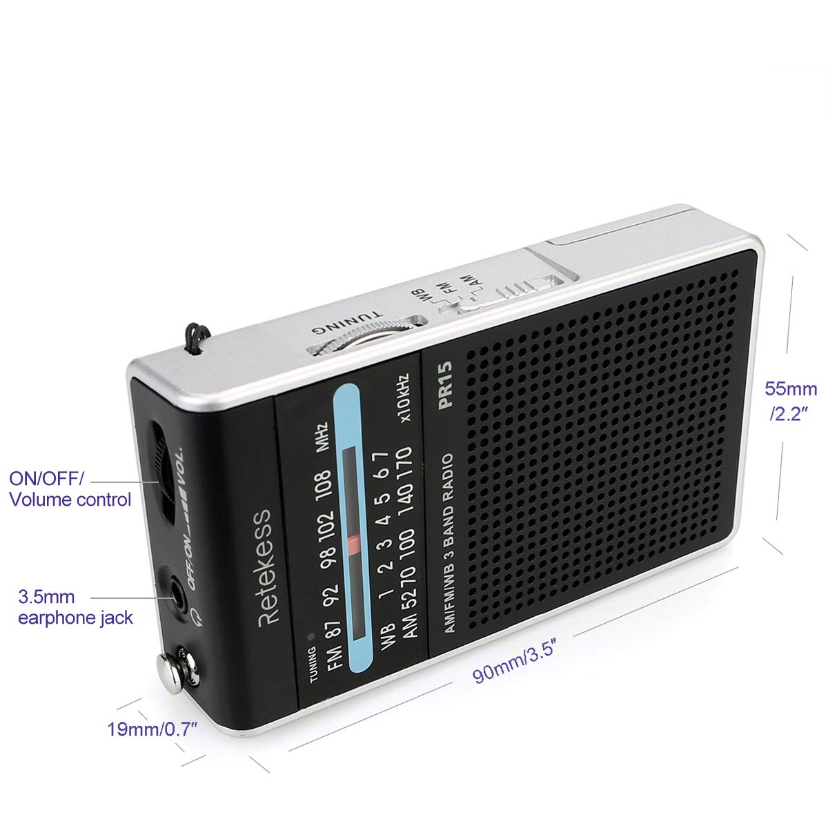 PR15 Pocket NOAA Weather Radio 3