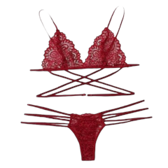 Sexy Lingerie Lace Bra and Panty Set