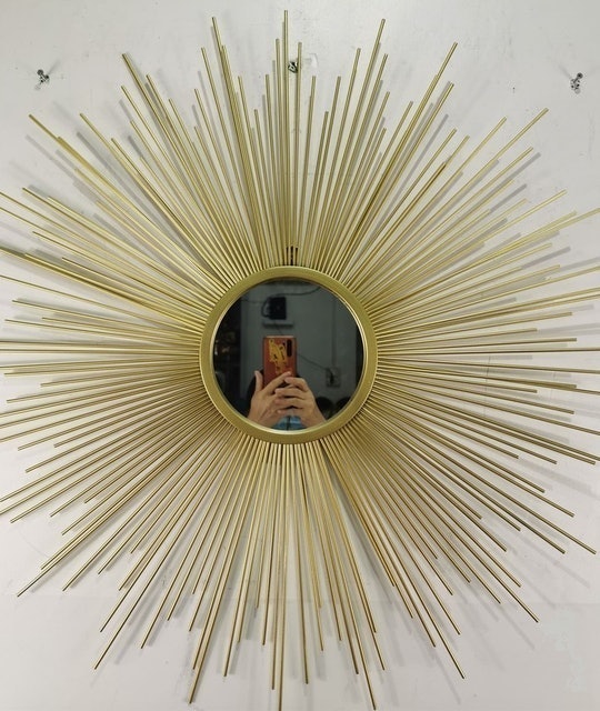 Contemporary Gold Wall Mirror 1