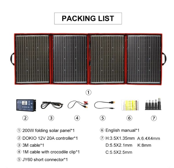 High Efficience Flexible Foldable Solar Panel 	  3