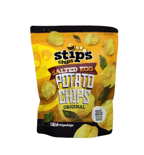Stip's Chips Salted Egg Potato Chips Original  1