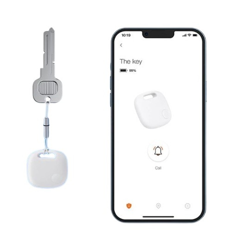 White Wireless Smart Tracker 2