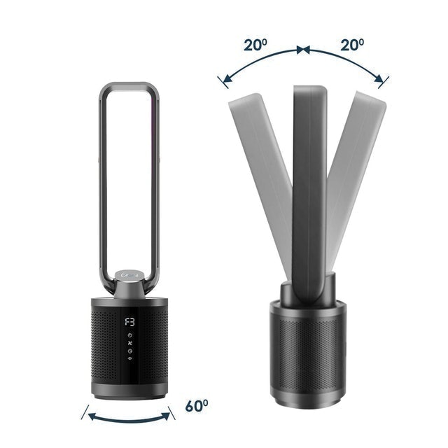 2-in-1 Air Purifier Bladeless Fan 4