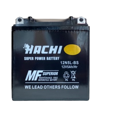 12N5L-BS Motorcycle Battery 1