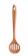 Omega Houseware Beech Large Wooden Slotted Spoon 1