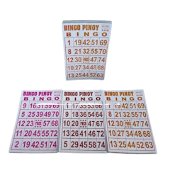 Classic Pinoy Bingo Game Cards