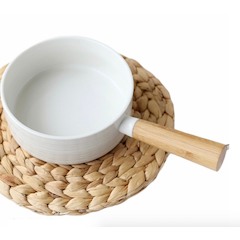 Cera-Bowl with Wooden Handle