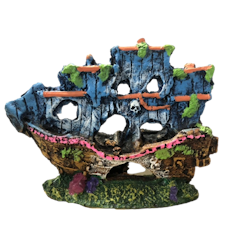 Pirate Ship Aquarium Decor