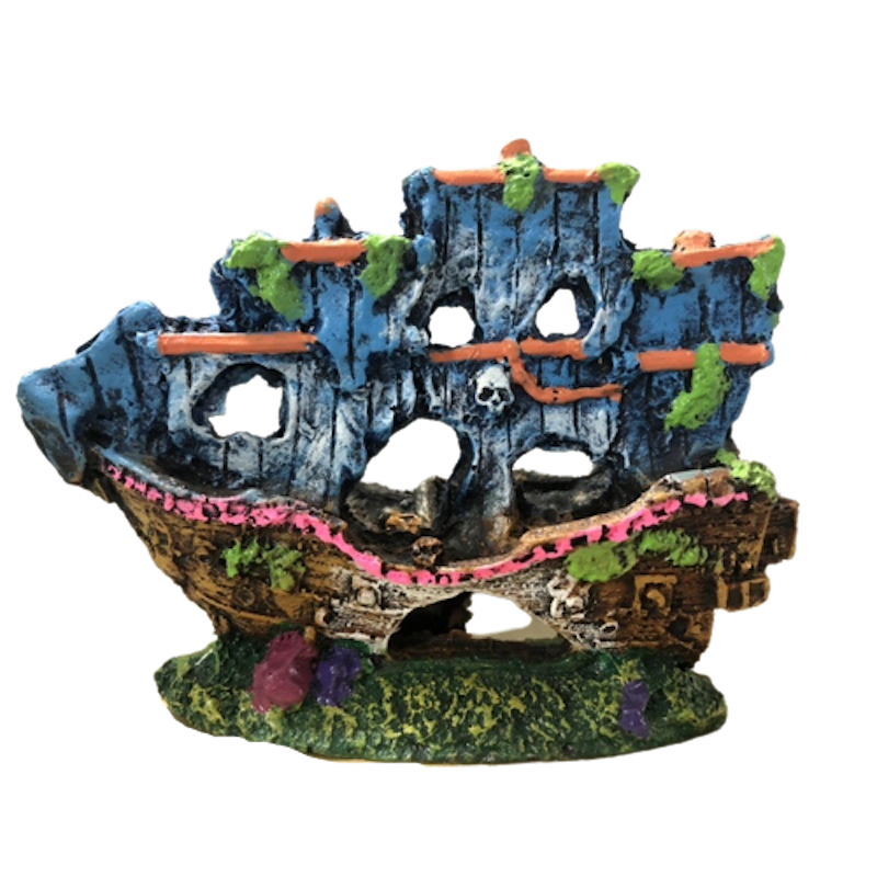 Pirate Ship Aquarium Decor 1