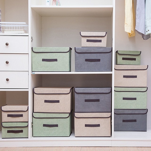 Foldable Storage Box With Cover 4