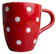 Red Polka Dots Ceramic Mug 1