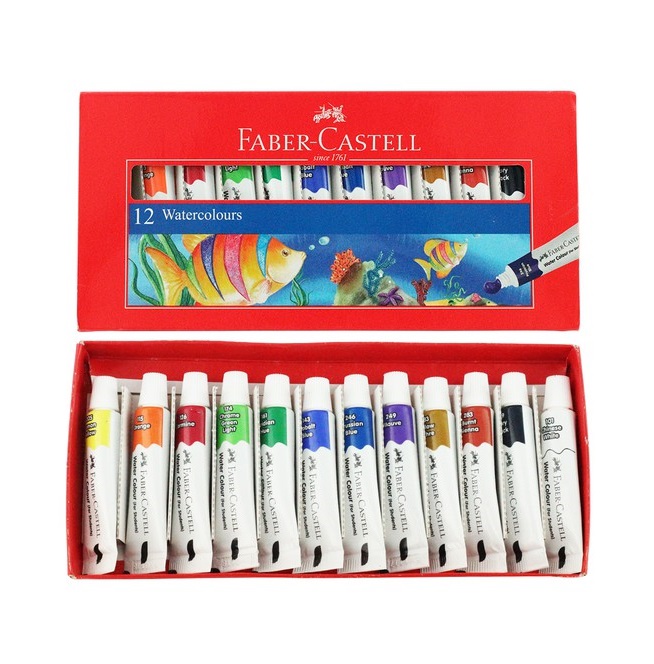 Watercolor Tube 12 Colors 2