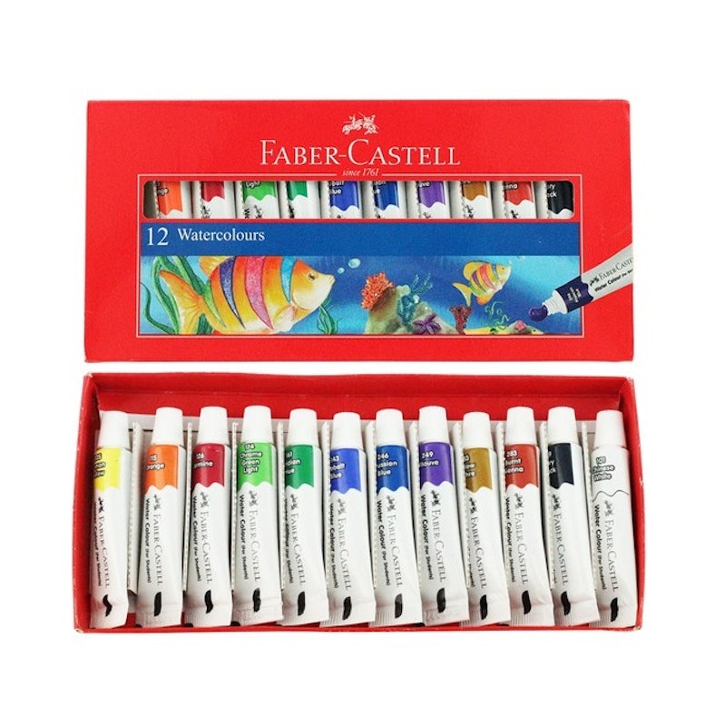 Watercolor Tube 12 Colors 2