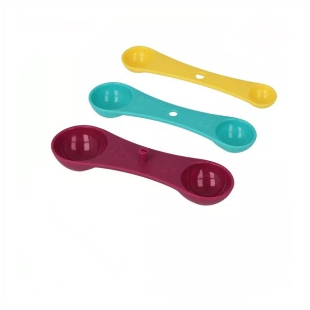 3pc Colorful Double Measuring Spoons 1