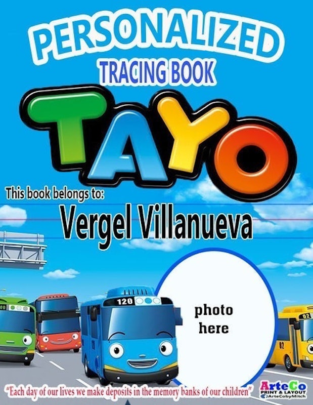 Personalized Tracing Book 5