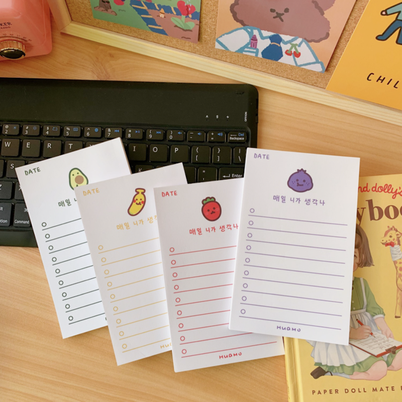 Korean Cartoon Fruit Memo Pads 2