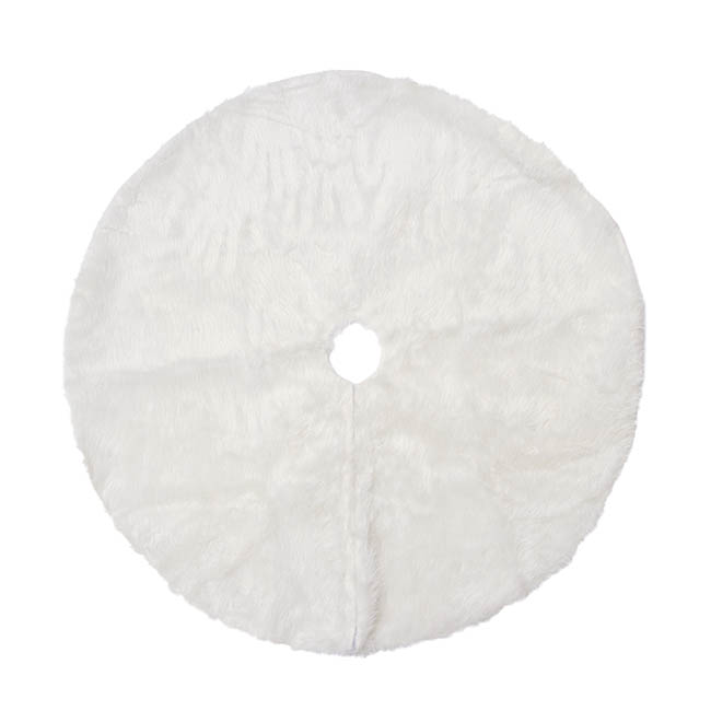 Faux Fur Christmas Tree Skirt 1