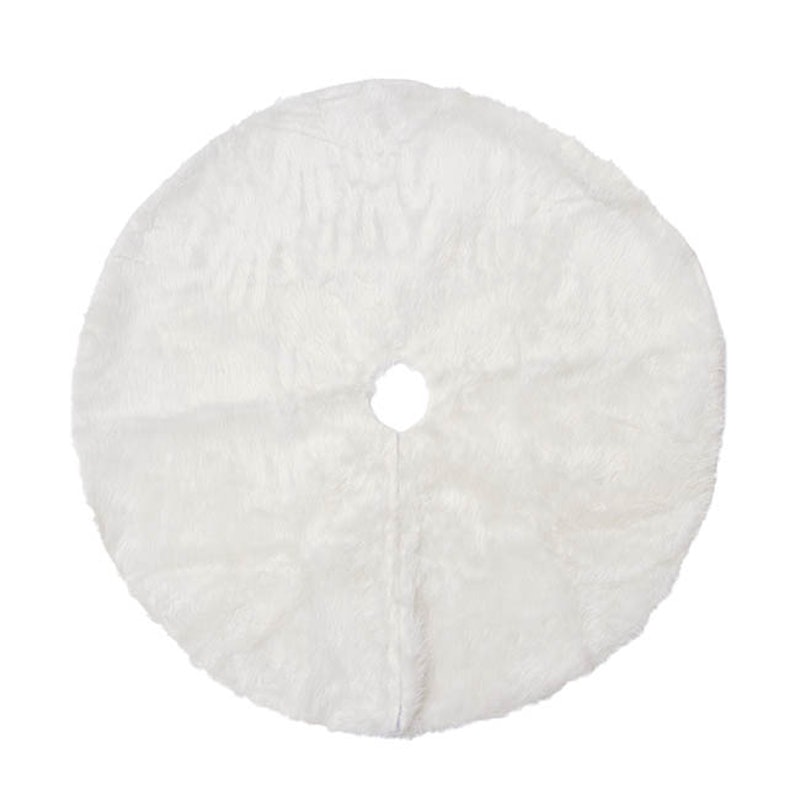 Faux Fur Christmas Tree Skirt 1