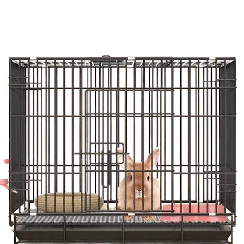 Foldable Rabbit Cage With Removable Tray (Medium) 1