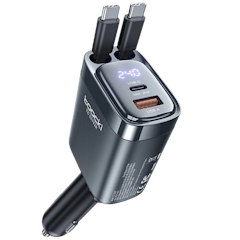 105W Retractable Car Charger