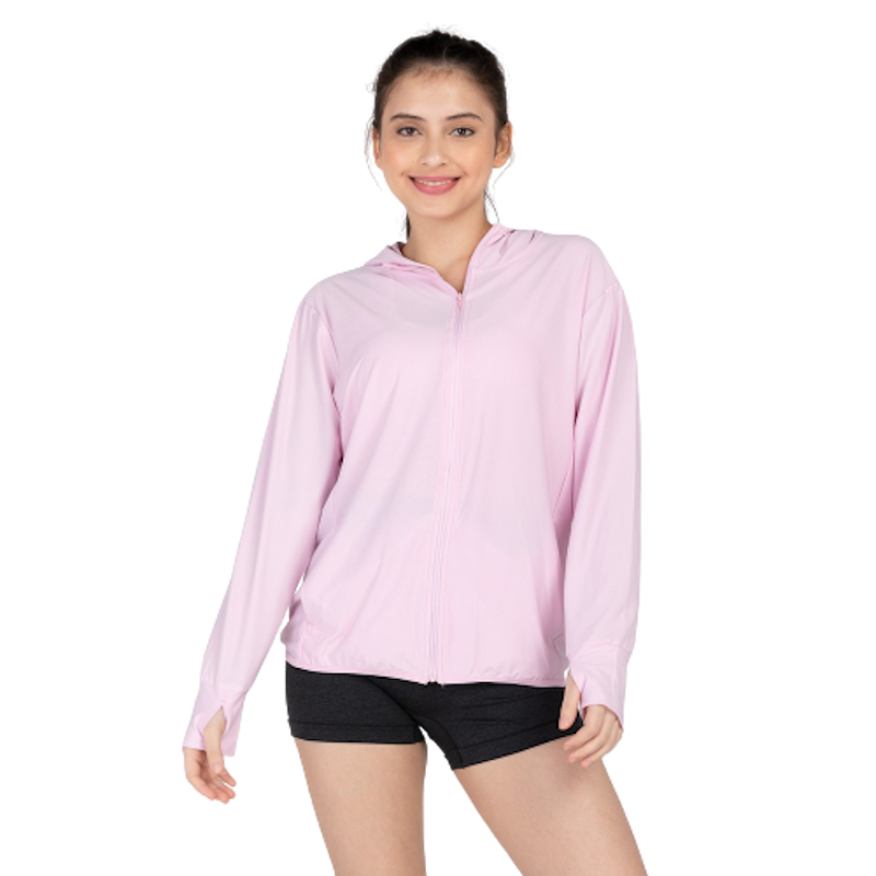 Hooded Windbreaker Jacket for Women 1