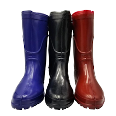 Ladies High-Quality PVC Non-Slip Waterproof Rain Boots