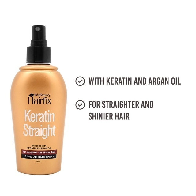 Keratin Straight Hair Spray 2