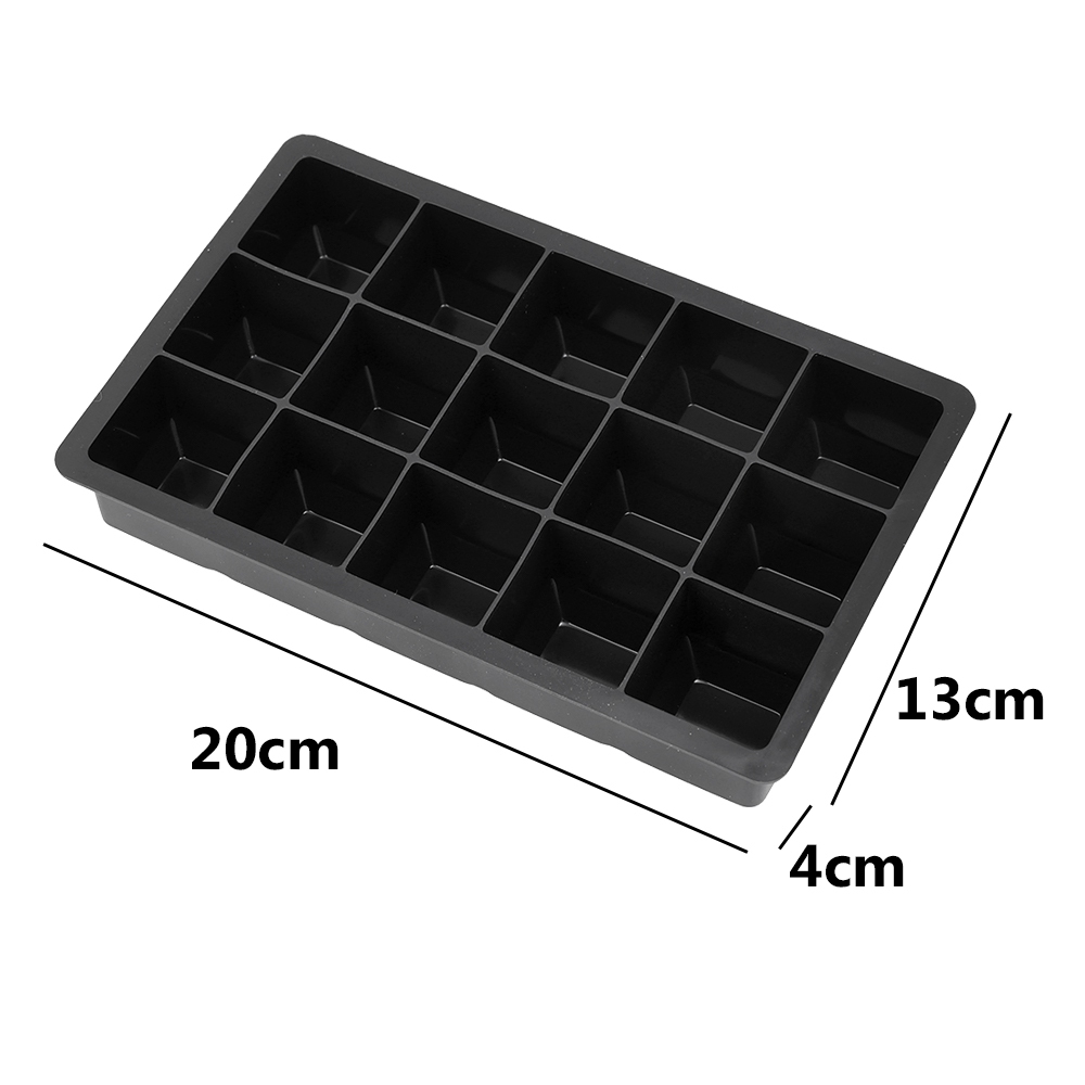 4/6/8 Grid Silicone Ice Cube Tray 4