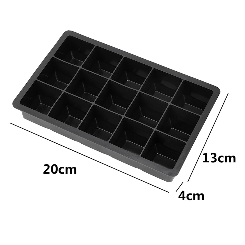 4/6/8 Grid Silicone Ice Cube Tray 4