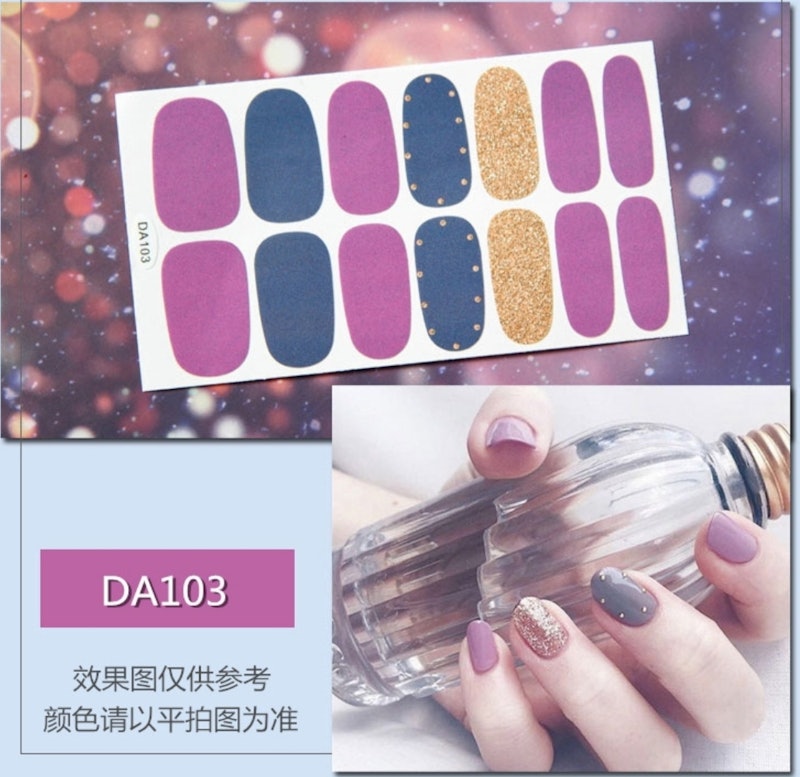 Korean Waterproof Nail Sticker 3