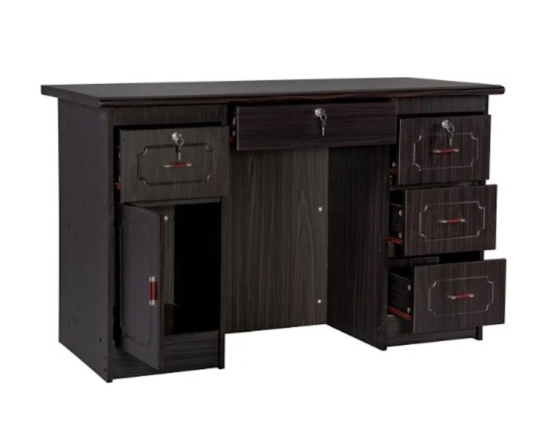 Computer Table Choco With Lockable Drawer 2