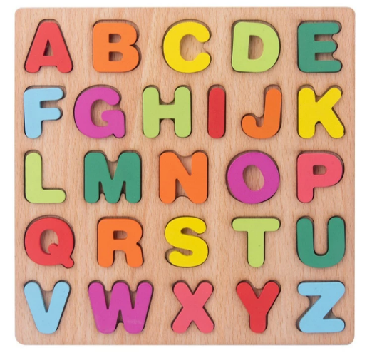 Wooden Alphabet Number Shape Puzzles	 3