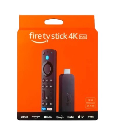 FireTV Stick 4K Max Streaming Device Support WIFI 6E w/o cable or satellite - Black	 3