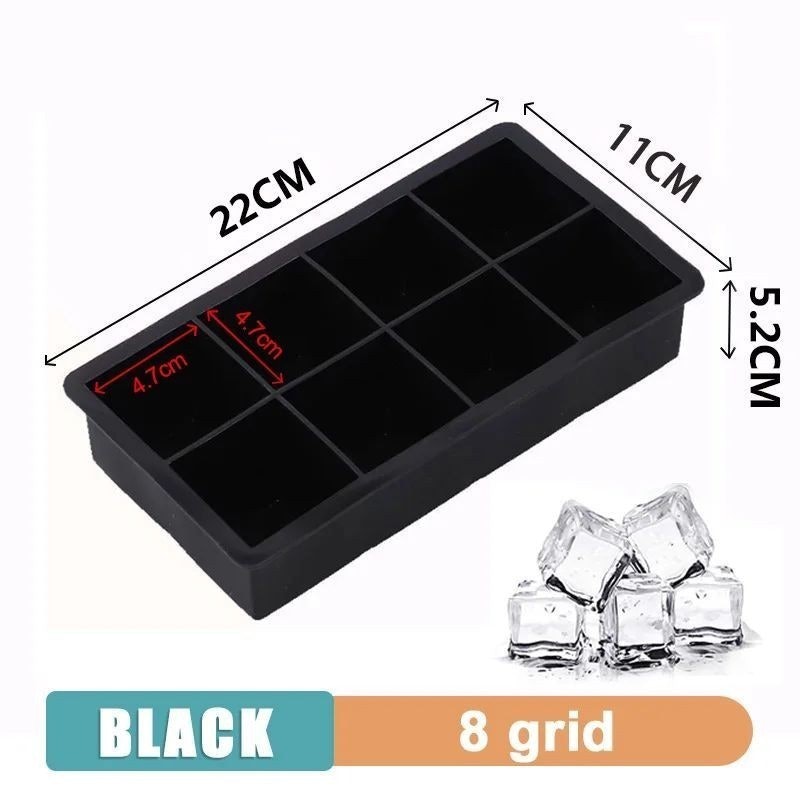 4/6/8 Grid Silicone Ice Cube Tray 3