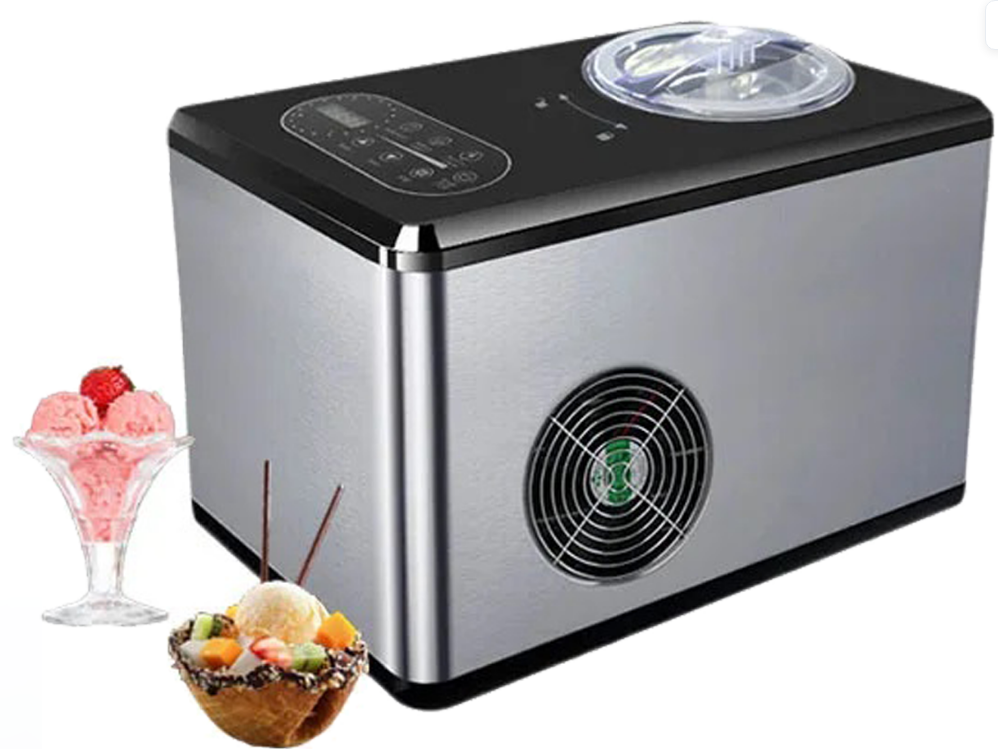 Stainless Steel Automatic Ice Cream Maker Machine – 1.5L 1