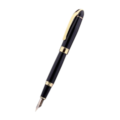 Thunlit Handwriting Fountain Pen 0.7mm Black