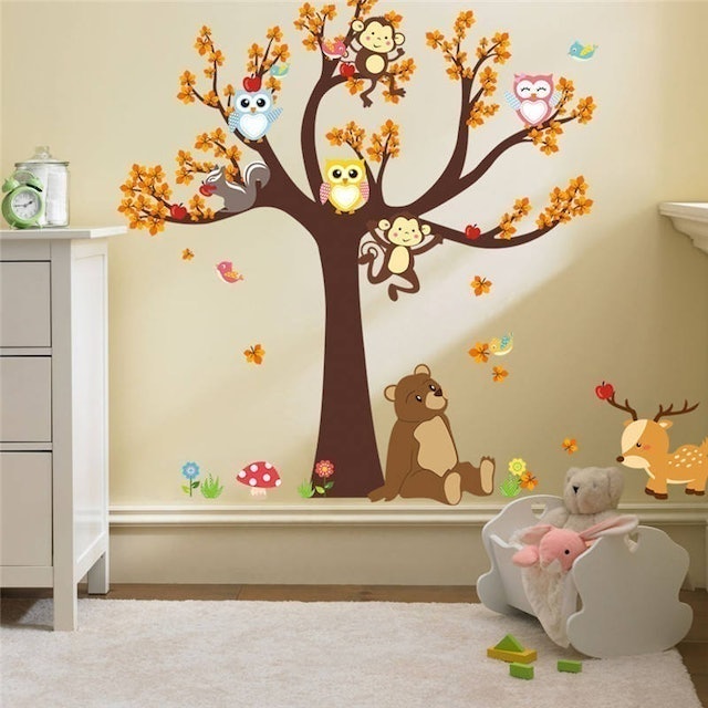 Cartoon Forest Wall Stickers 2