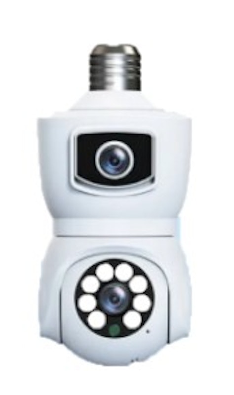 Dual Lens Light Bulb Camera 1