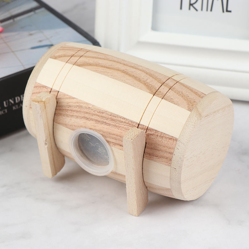 Wooden Money Barrel 2