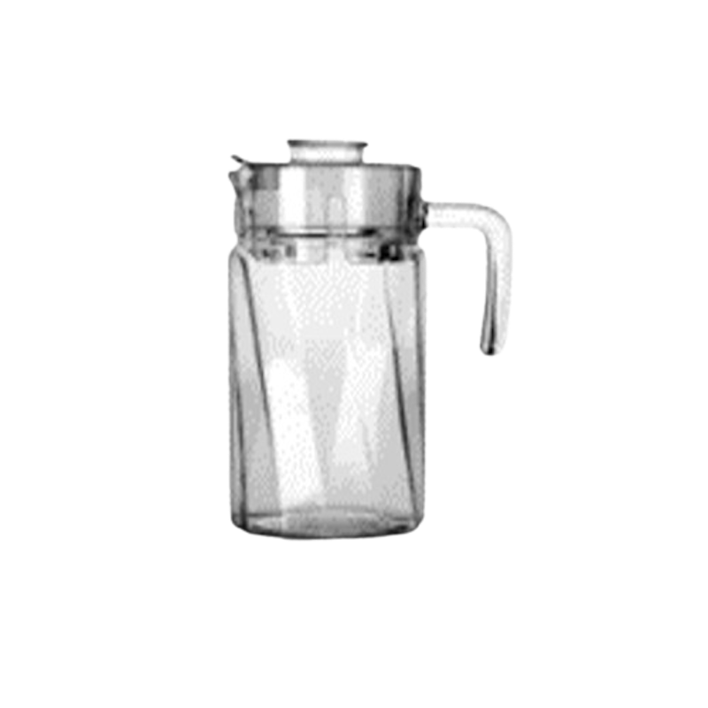 Transparent Large Capacity Cold Water Glass Clear Pitcher 4