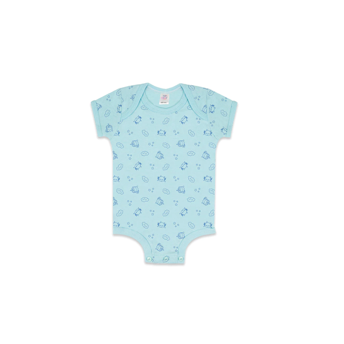 Cotton-Rich Mystical Creature Design Baby Romper 2