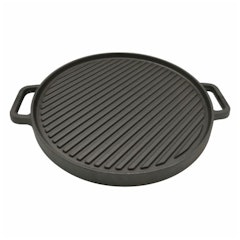 Double-Sided Pre-Seasoned Cast Iron Griddle and Grill Pan