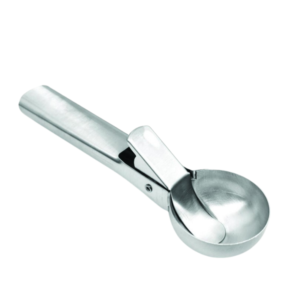 Stainless Steel Ice Cream Scoop with Pop-up Lever 1