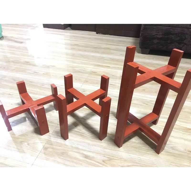 Wood Plant Stand  3