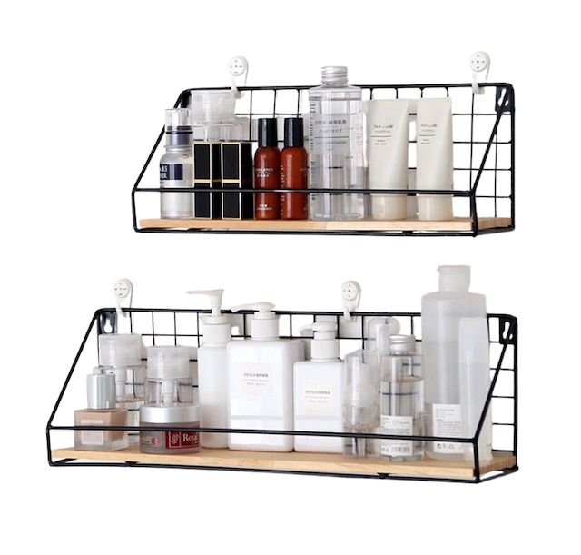 Wall-Mounted Metal Shelf  1