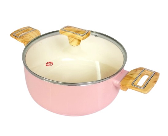 Dutch Oven 20cm Non Stick Coating Induction Base Cooking Pan	  1
