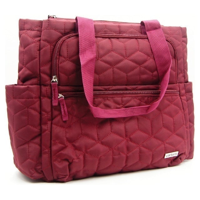 Carter's Large Quilted Tote Diaper Bag 2